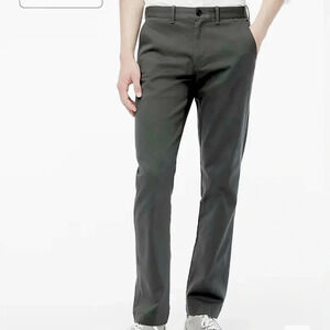 J. Crew Factory Straight flex chino pant Gray Mens size 36 X 30 Casual Travel